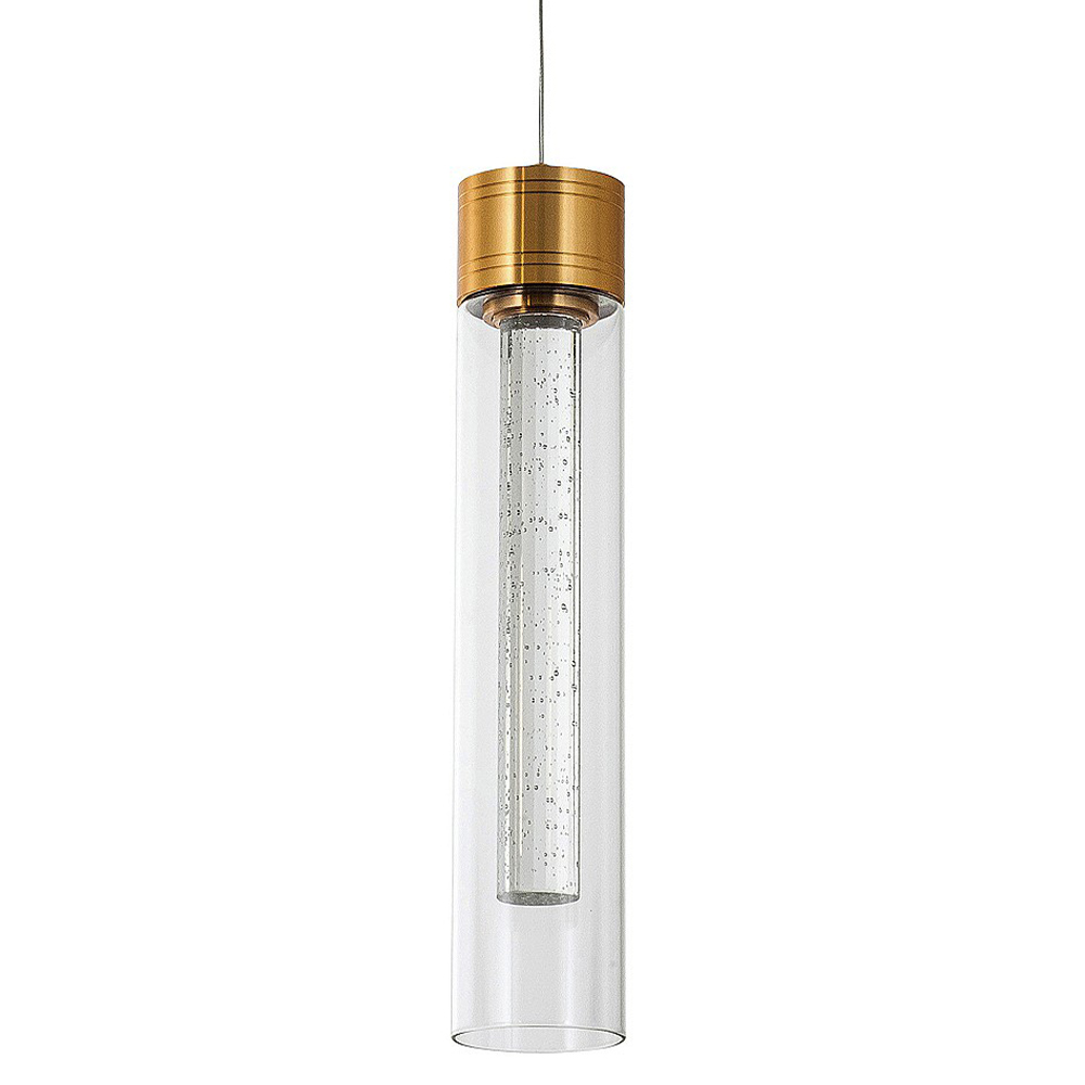 

Подвесной светильник золото Sparkling Bubbles Tube Gold Hanging Lamp