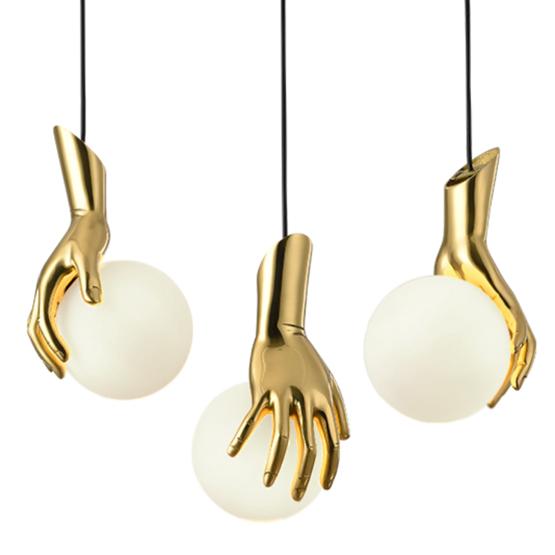     Gold Hand Pendant lamp       | Loft Concept 