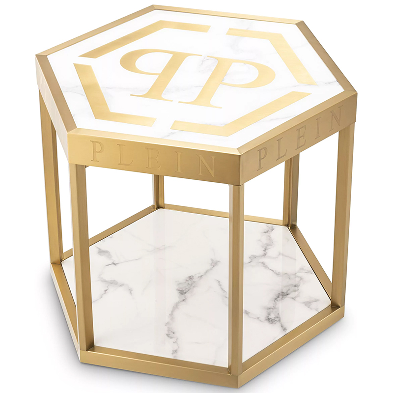   Philipp Plein Side Table Billionaire    Bianco   | Loft Concept 
