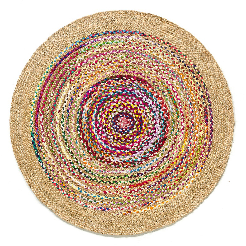 

Ковер Round Multicolored Carpet джут и хлопок