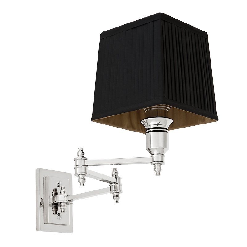  Wall Lamp Lexington Swing Nickel+Black     | Loft Concept 
