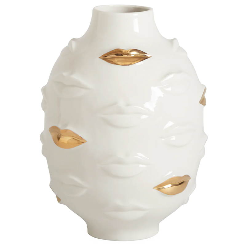  Jonathan Adler Gilded Gala Round Vase      | Loft Concept 