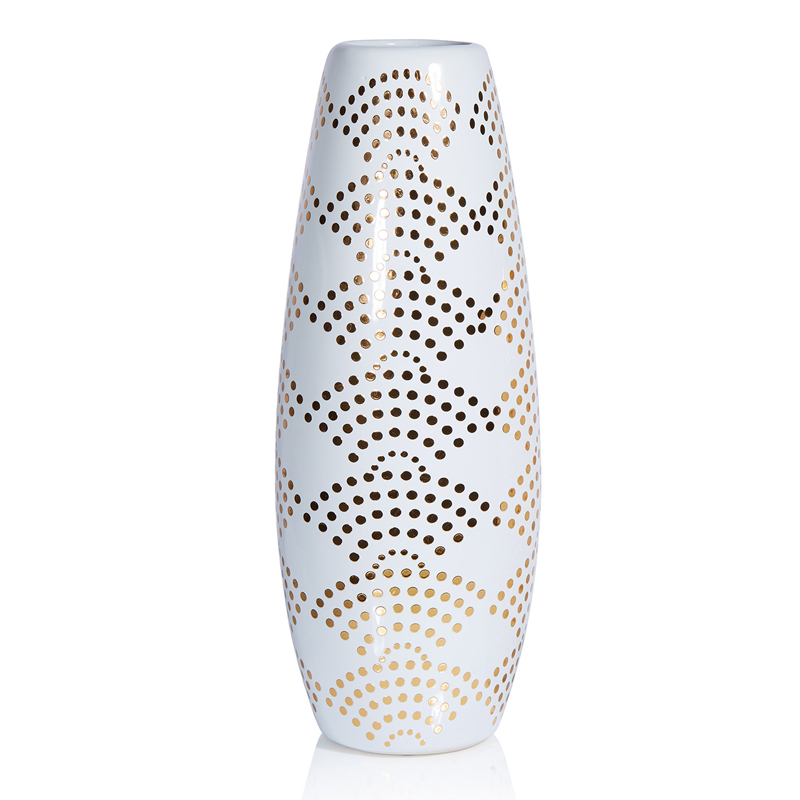  Amory Vase gold dots     | Loft Concept 