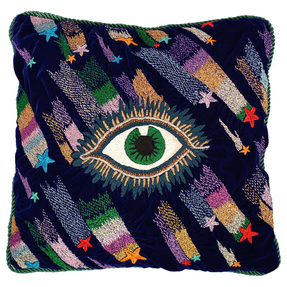 

Декоративная подушка с вышивкой стиль Gucci Eye Cushion