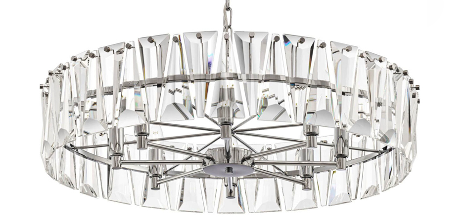 Люстра Ruby Crystal Chandelier Chrome 75 - фото №1