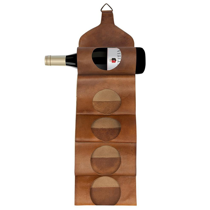 Бутылочница из кожи буйвола 11300₽