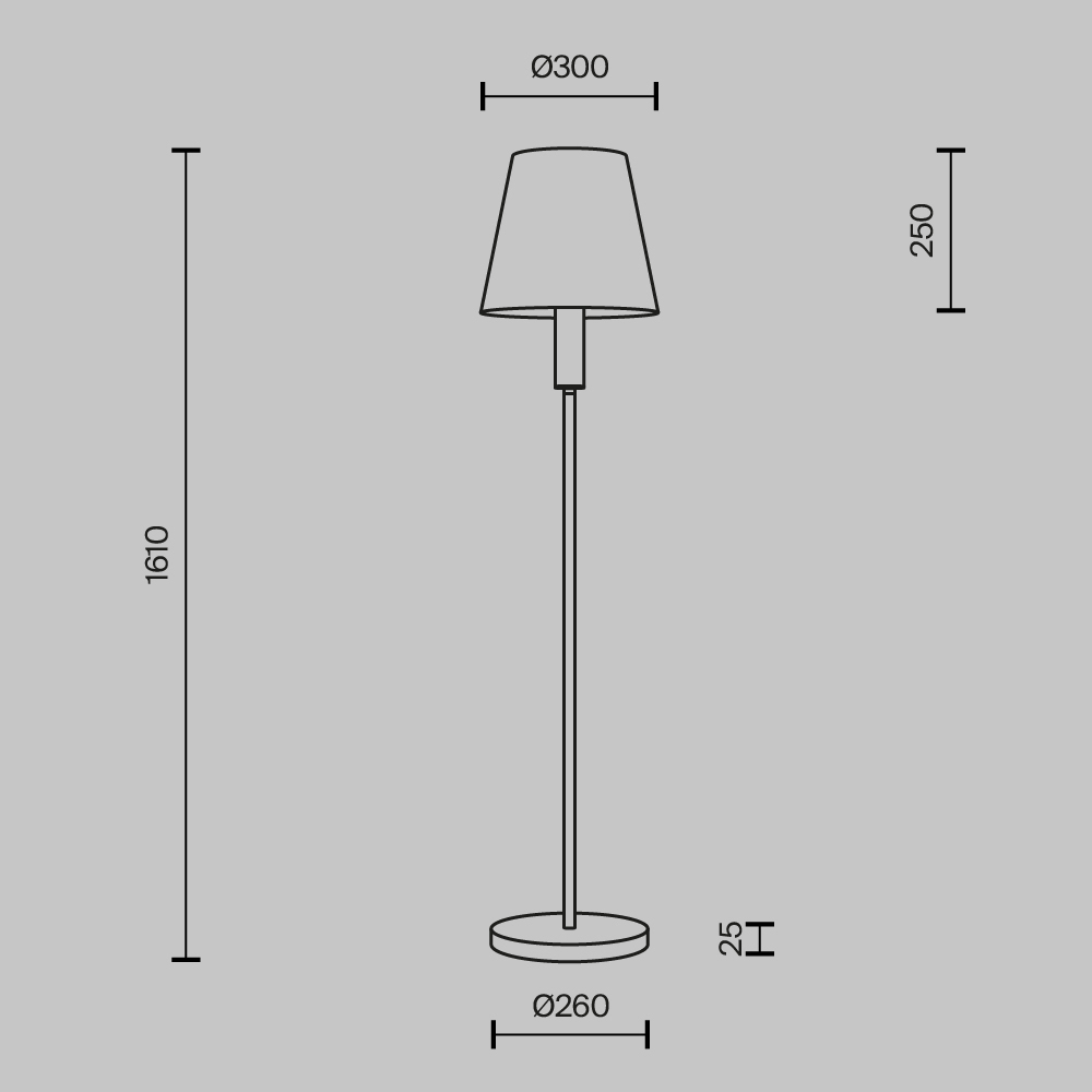 Напольный светильник Lira E27 в Москве
