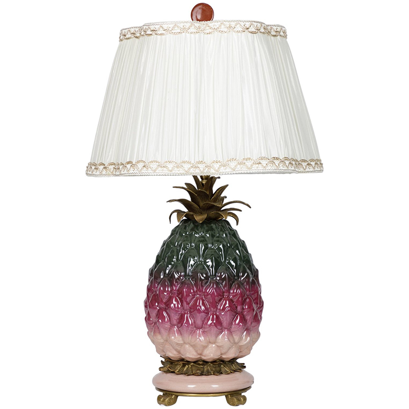     Pineapple Dark Green Purple Table Lamp       | Loft Concept 