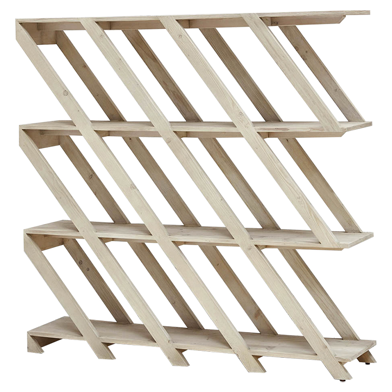  Diagonal Loft Wood Rack  ivory (   )   | Loft Concept 