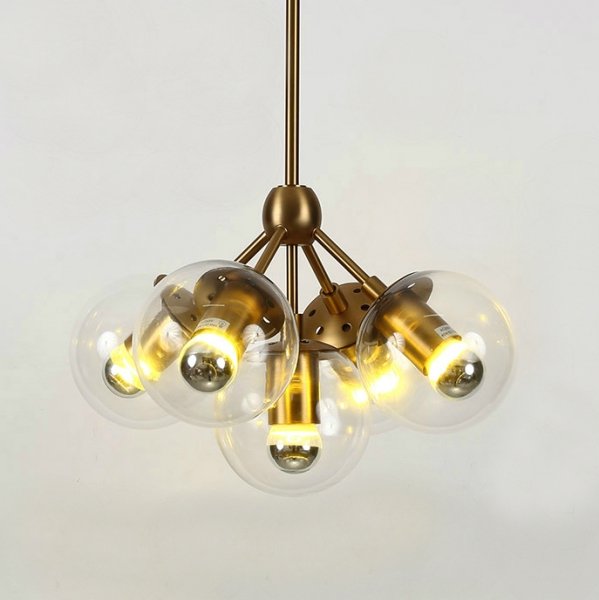  Modo 5 Brass color & clear glass    | Loft Concept 