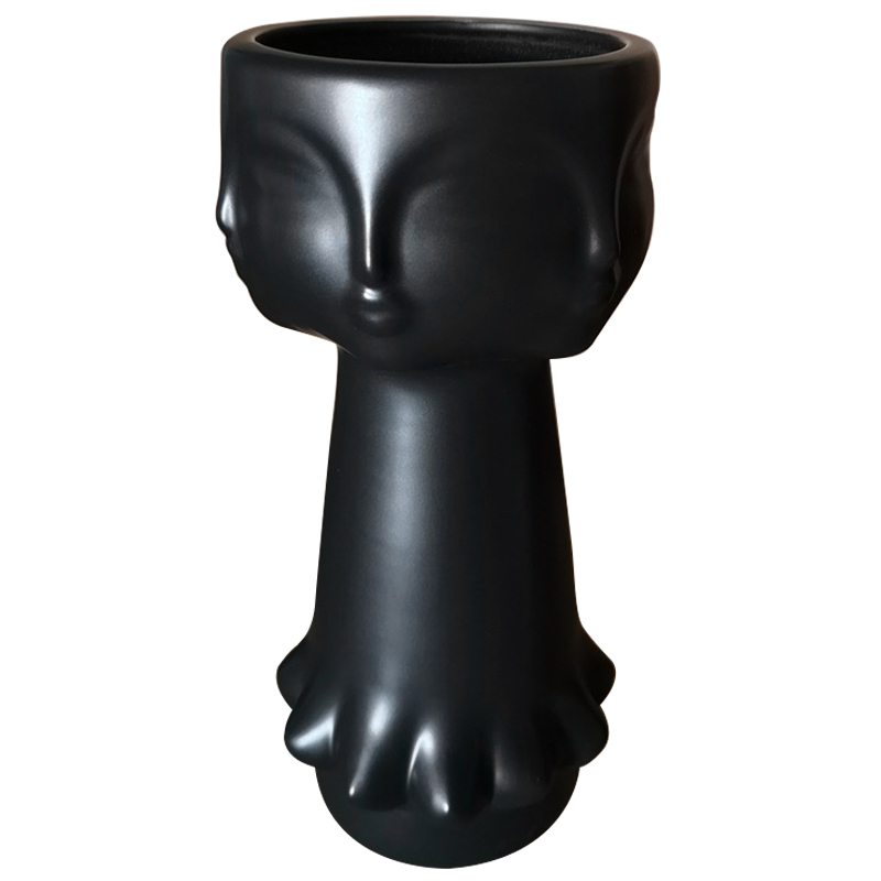   GEROGIA VASE II Black Vase    | Loft Concept 
