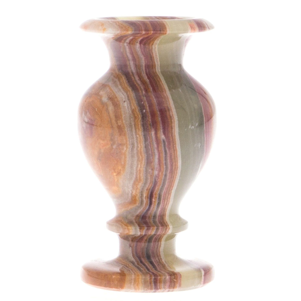 

Ваза настольная для цветов из натурального оникса Onyx Vase