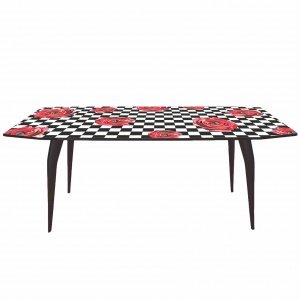 Обеденный стол Seletti Table Roses on check