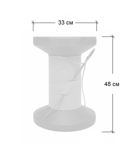 Дизайнерский табурет Thread Reel Wooden Stool в Москве