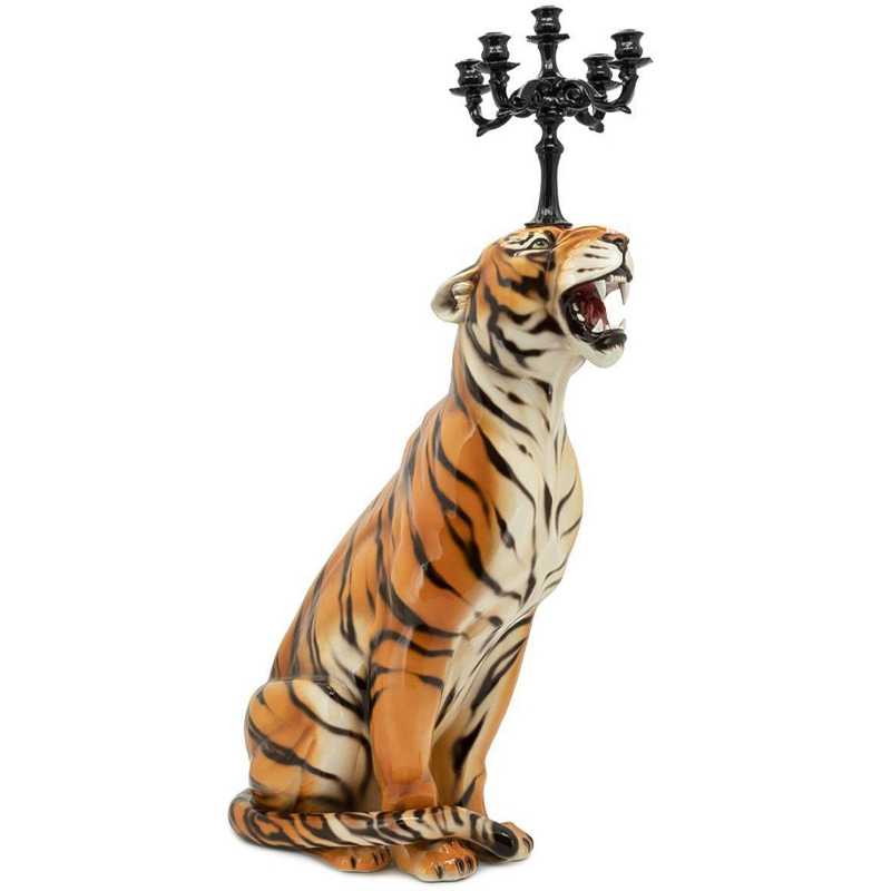  Abhika Candleholder Tiger Sx Malays Tiger   -   | Loft Concept 
