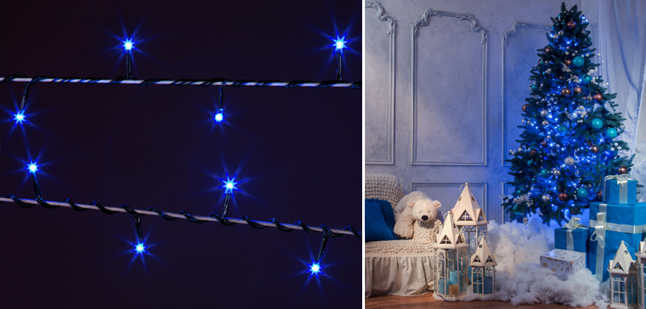 Интерьерная Гирлянда Синие диоды - Loft-Concept в Москве