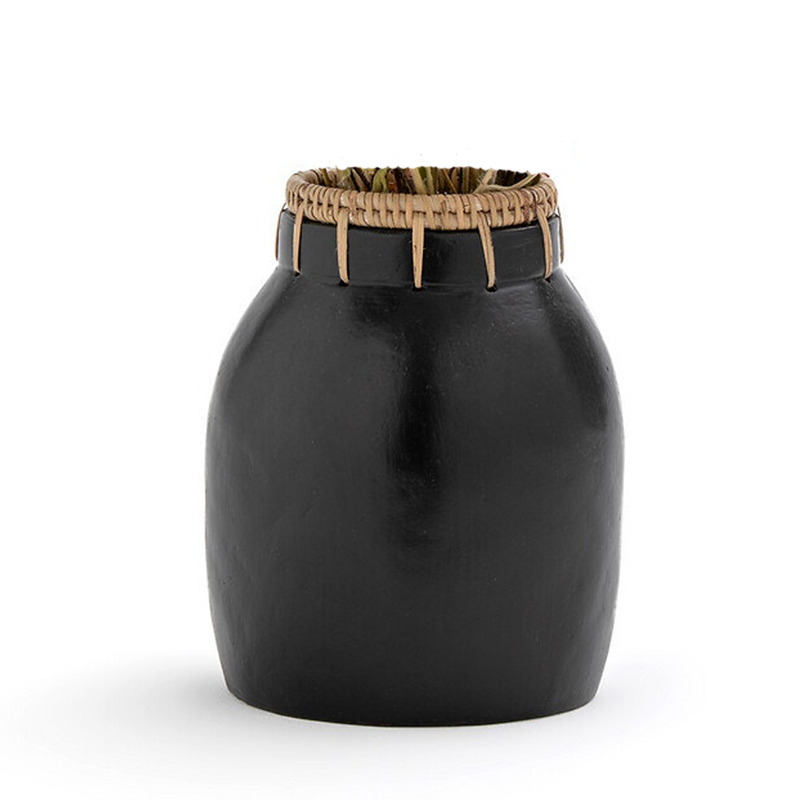  Ceramic Vase & Rattan D17    | Loft Concept 