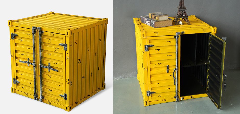 Комод Sea Container с двумя дверками - фото