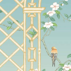 Обои ручная роспись Bird Arch Eubanks Trellis