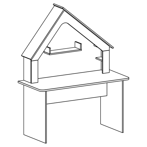 Письменный стол в детскую Tiny Town Desk в Москве