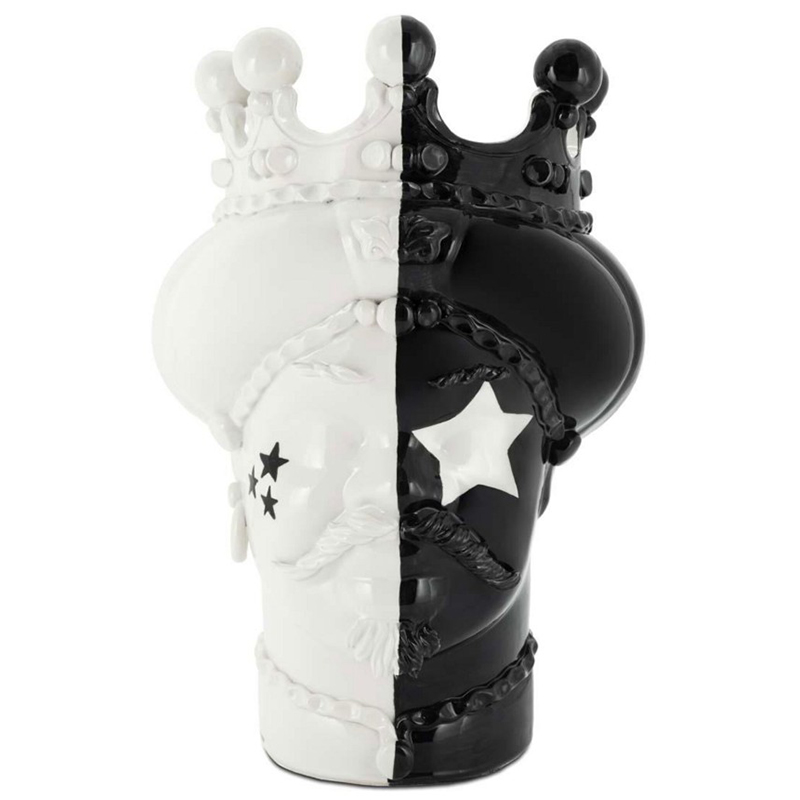  Vase Moro Man Star Black White     | Loft Concept 
