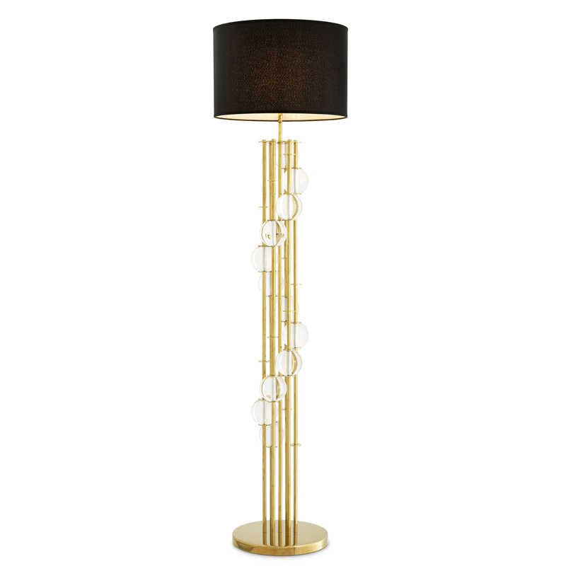  Eichholtz Floor Lamp Lorenzo Gold & black       | Loft Concept 