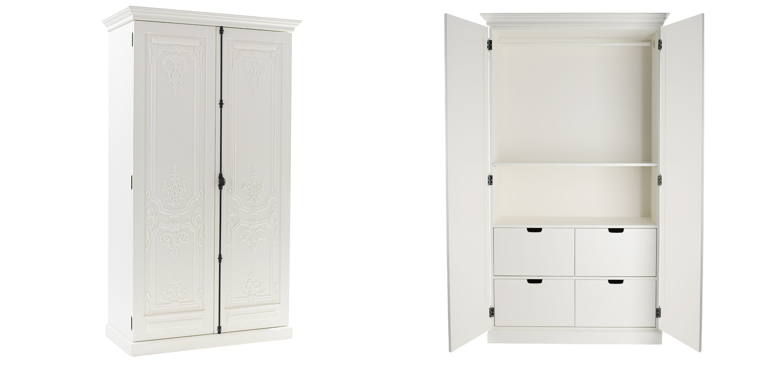 Шкаф French Distressed White - фото №2