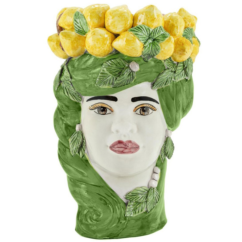  Vase Lemon Head Lady Green      | Loft Concept 