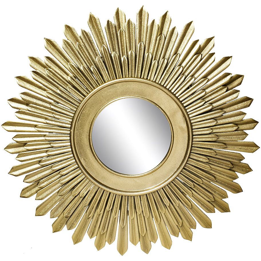 

Зеркало с декором золота Optima