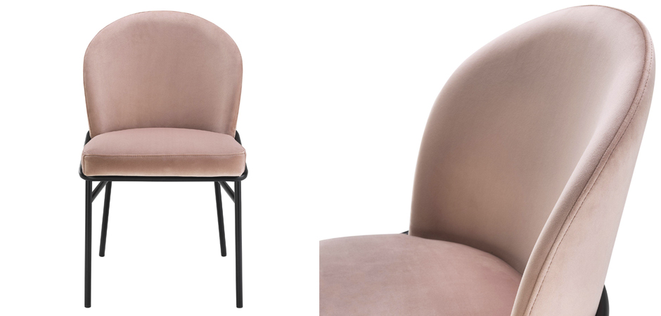 Комплект из двух стульев Eichholtz Dining Chair Willis Set of 2 nude Комплект из двух стульев Eichholtz Dining Chair Willis Set of 2 nude - Loft-Concept в Москве