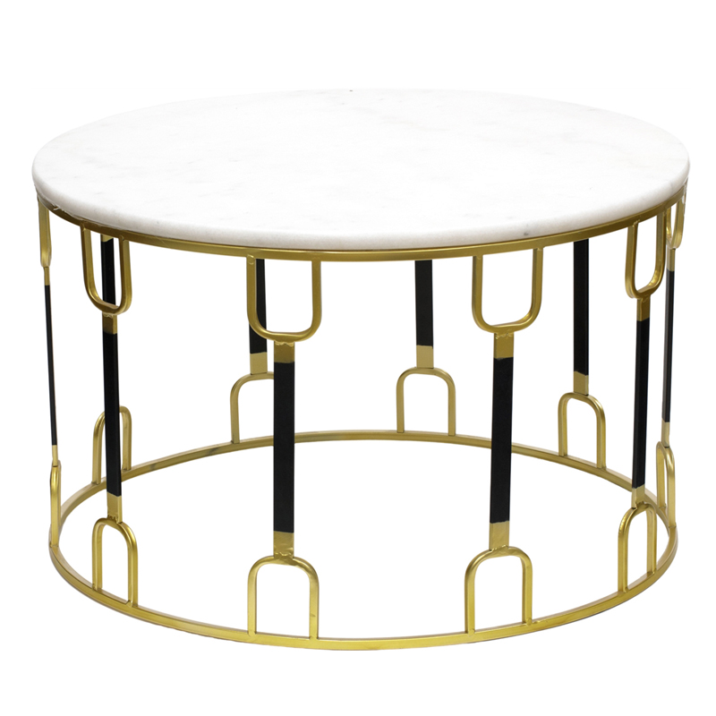 

Приставной стол Dorius Side Table white marble