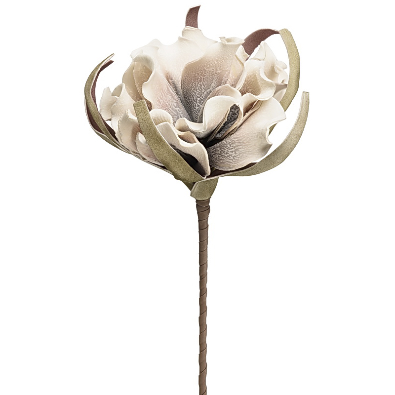 

Декоративный искусственный цветок Пион зимний