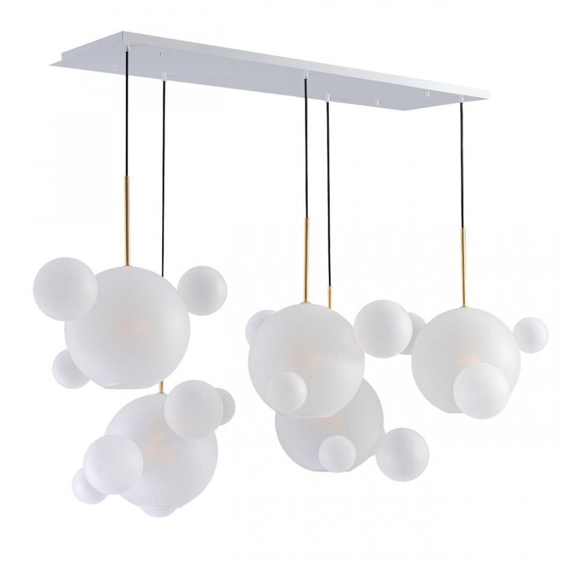    Giopato & Coombes Bubble Chandelier Linear Circle    5      | Loft Concept 
