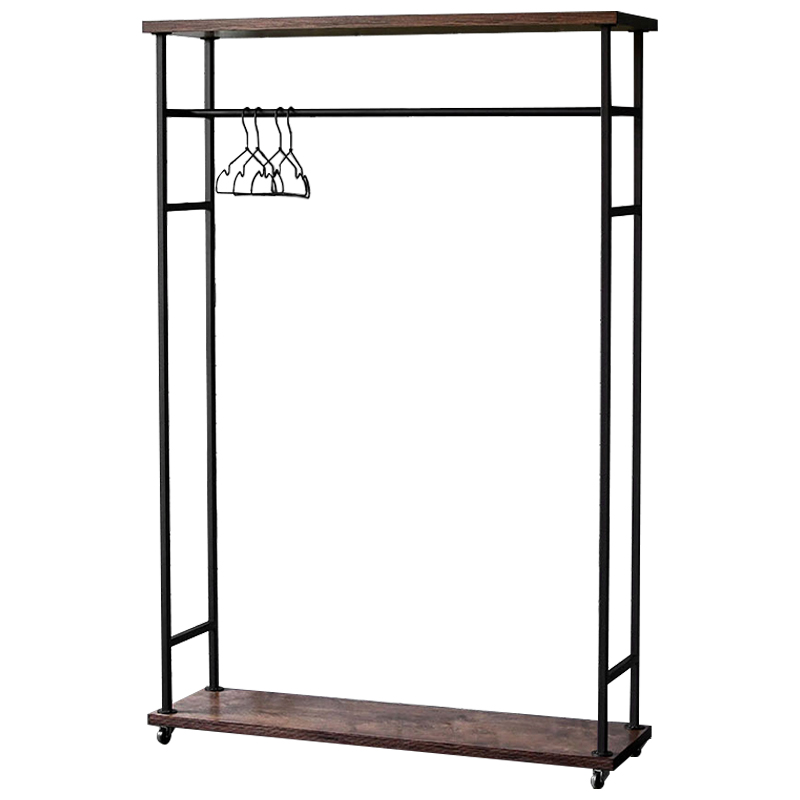  Lowery Brown Industrial Metal Rust Clothes Rail     | Loft Concept 