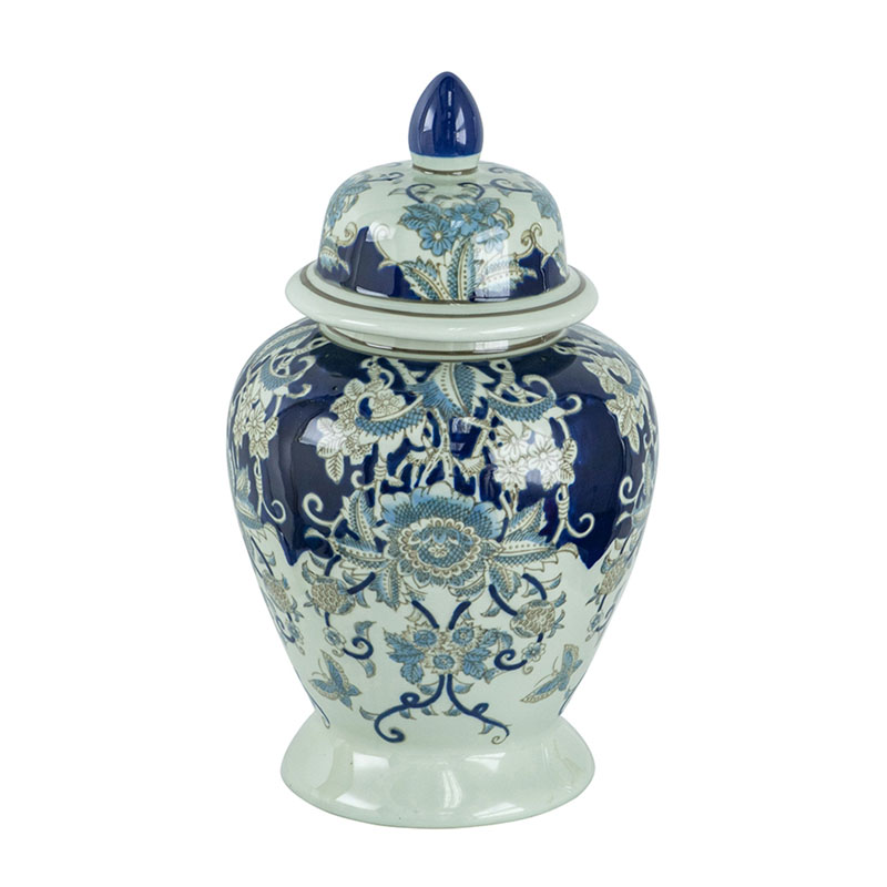    Blue & White Ornament Vase 42     | Loft Concept 