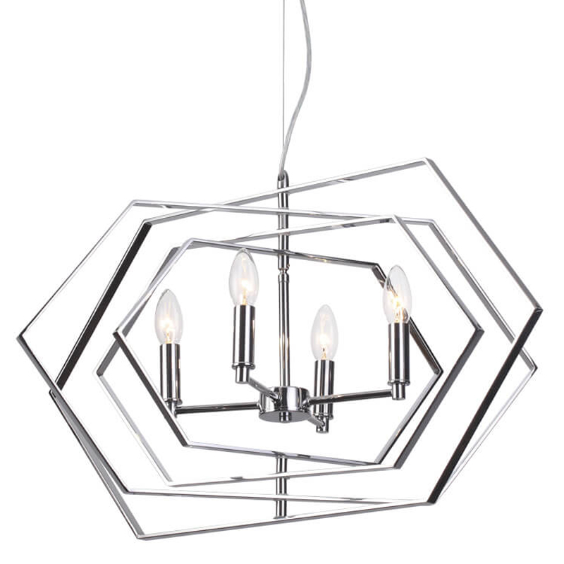  Damaris Chandelier silver    | Loft Concept 