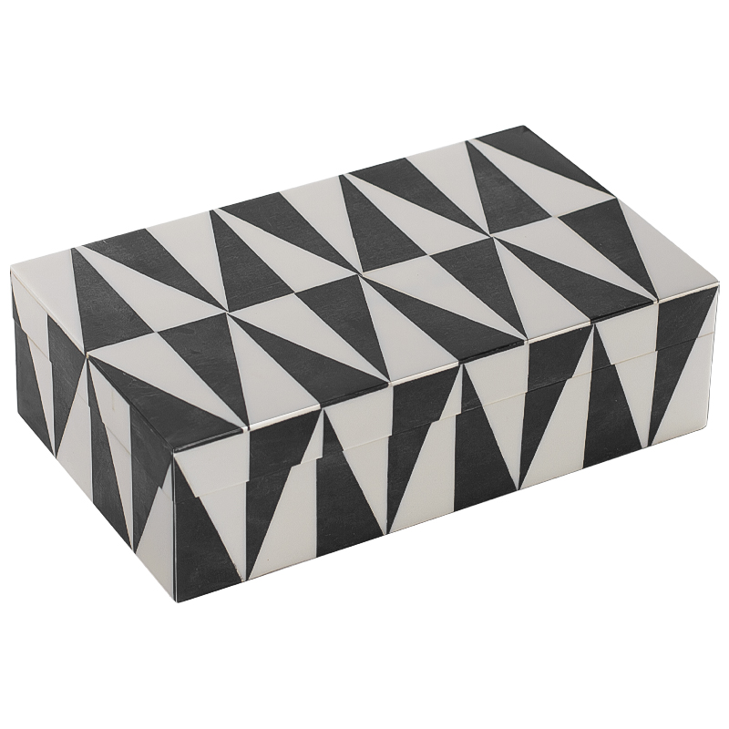  Black White Triangles Bone Inlay -   | Loft Concept 