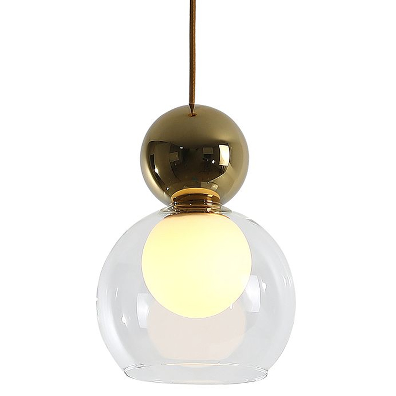 

Подвесной светильник с двойным плафоном Flasky Gold Sphere