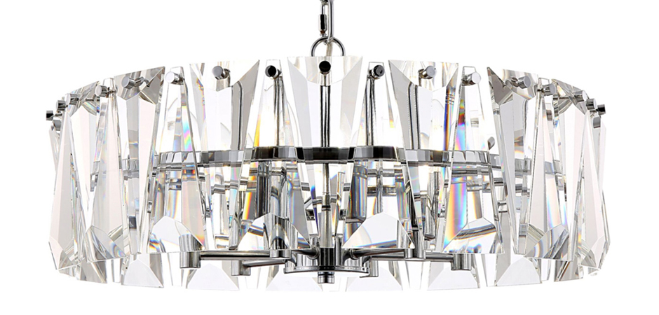Люстра Ruby Crystal Chandelier Chrome 53 - фото №1