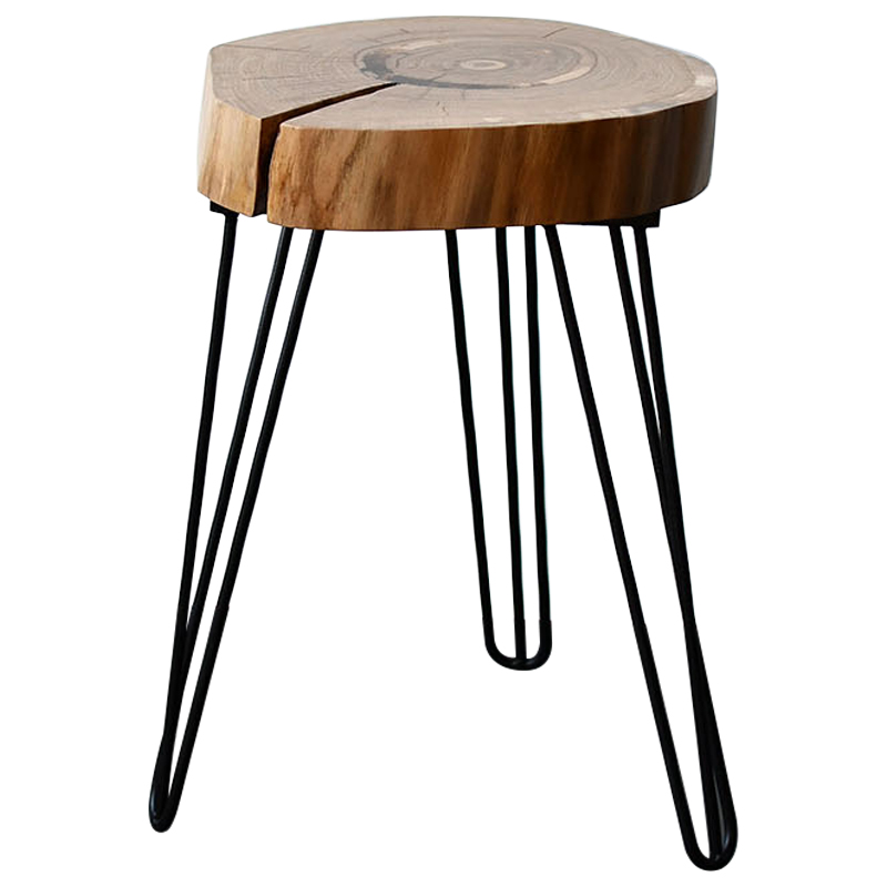   Morley Industrial Metal Rust Side Table ̆     | Loft Concept 