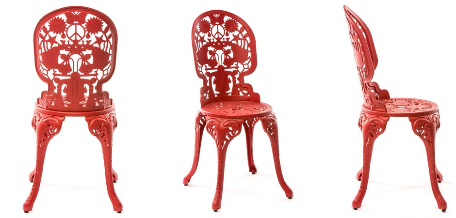 Стул Seletti Industry Collection ALUMINIUM CHAIR – RED - фото