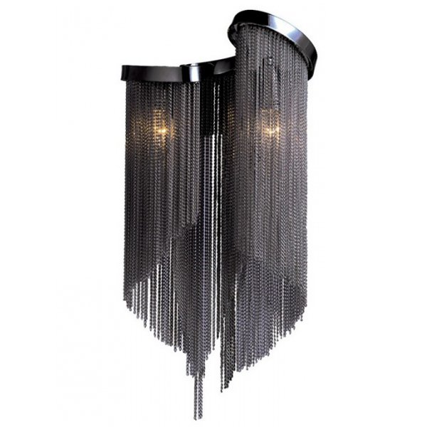  Atlantis Chain Wall lamp Black     | Loft Concept 