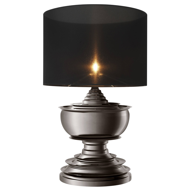   Eichholtz Table Lamp Pagoda Black nickel      | Loft Concept 