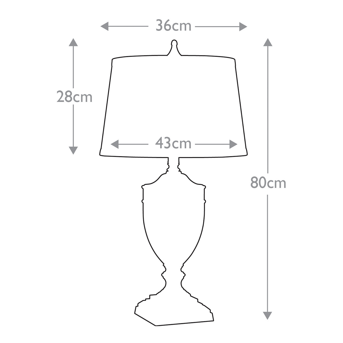 Настольная лампа со тканевым абажуром и прозрачным ребристым стеклянным основанием Quoizel в Москве