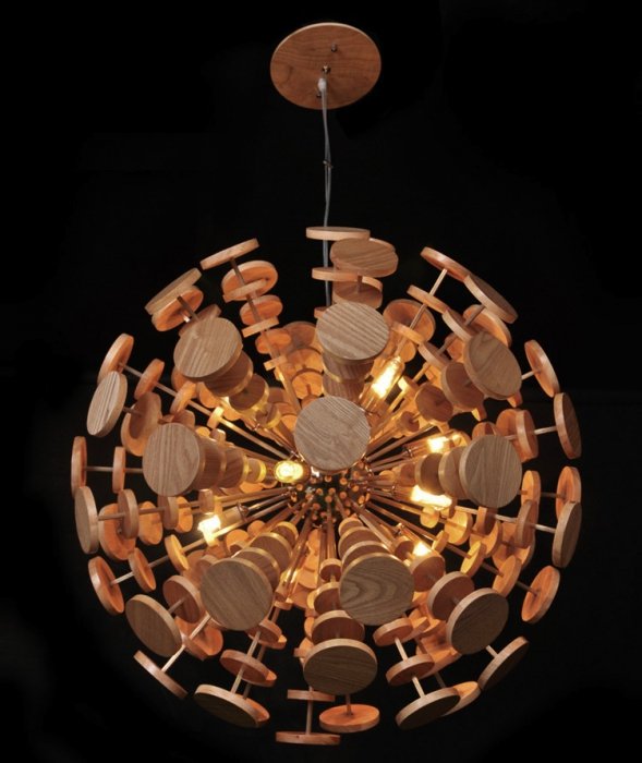  Wooden Glowworm Sphere    | Loft Concept 