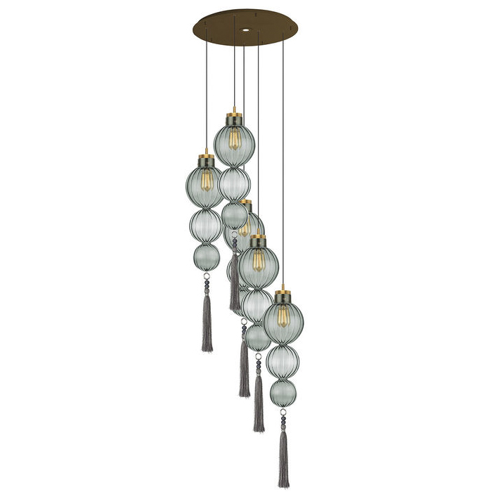  Heathfield Lighting - Medina Circle 5 Chandelier        | Loft Concept 