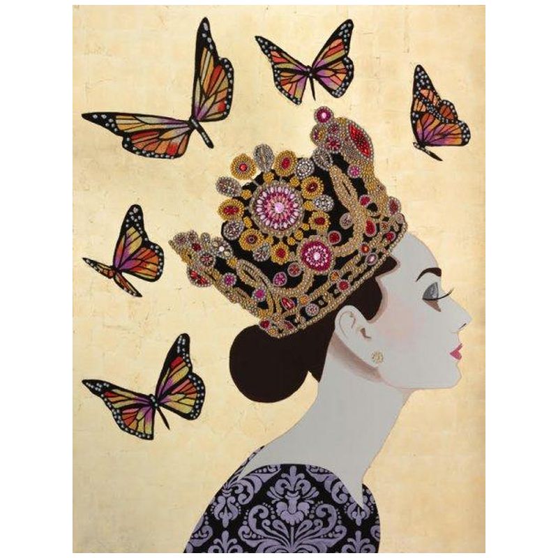  Audrey with Crown and Monarch Butterflies    | Loft Concept 