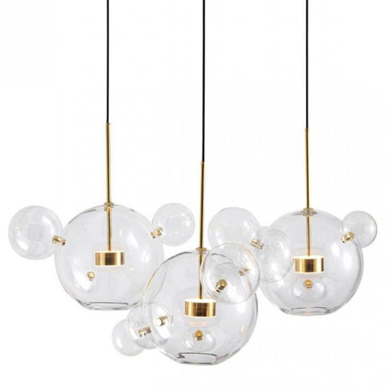   Giopato & Coombes Bubble Chandelier Linear Circle 3        | Loft Concept 