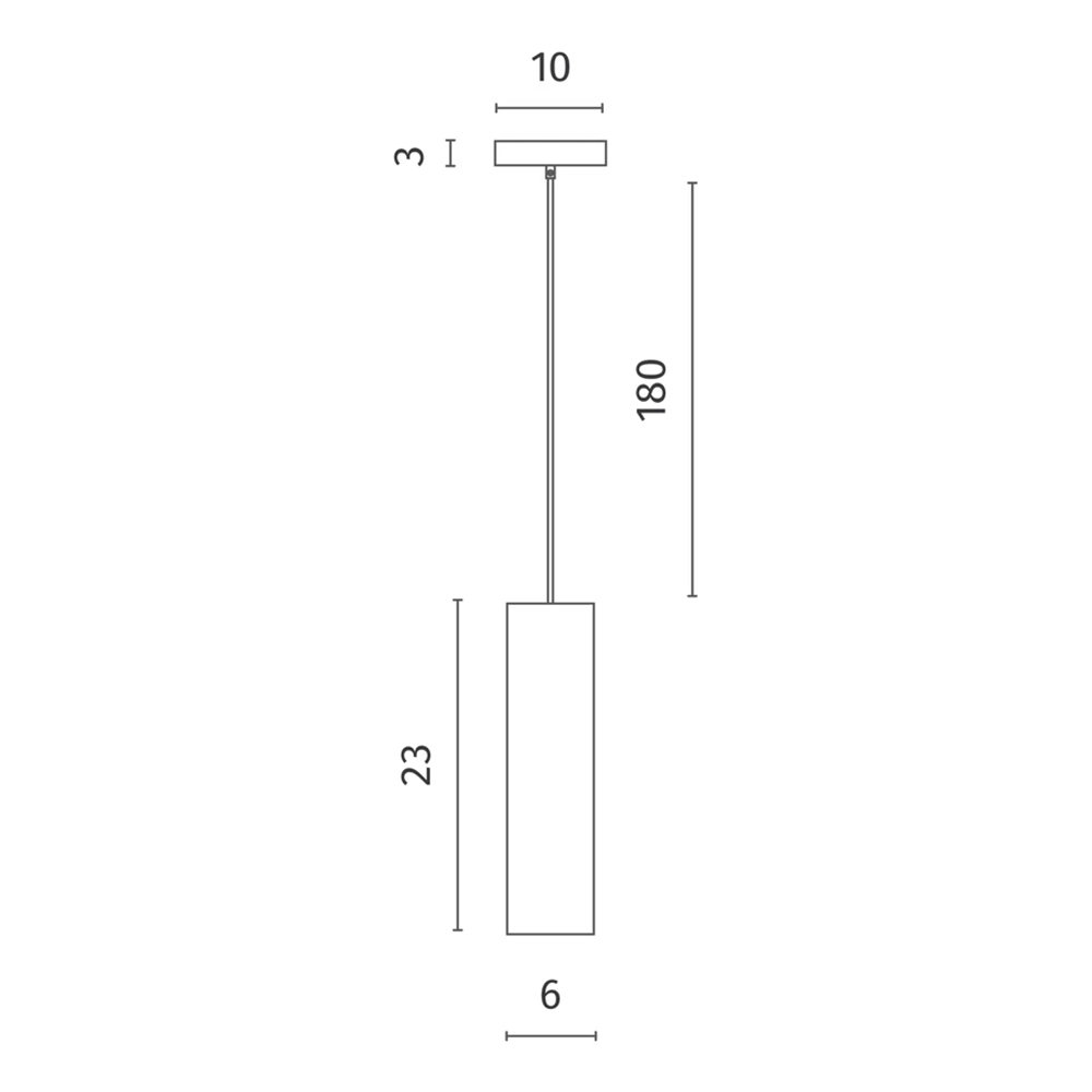 Подвесной светильник в форме цилиндра Douro Light белый мрамор в Москве