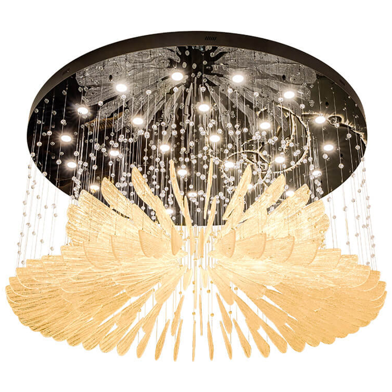       Gold Leaf Fall Light Chandelier      | Loft Concept 